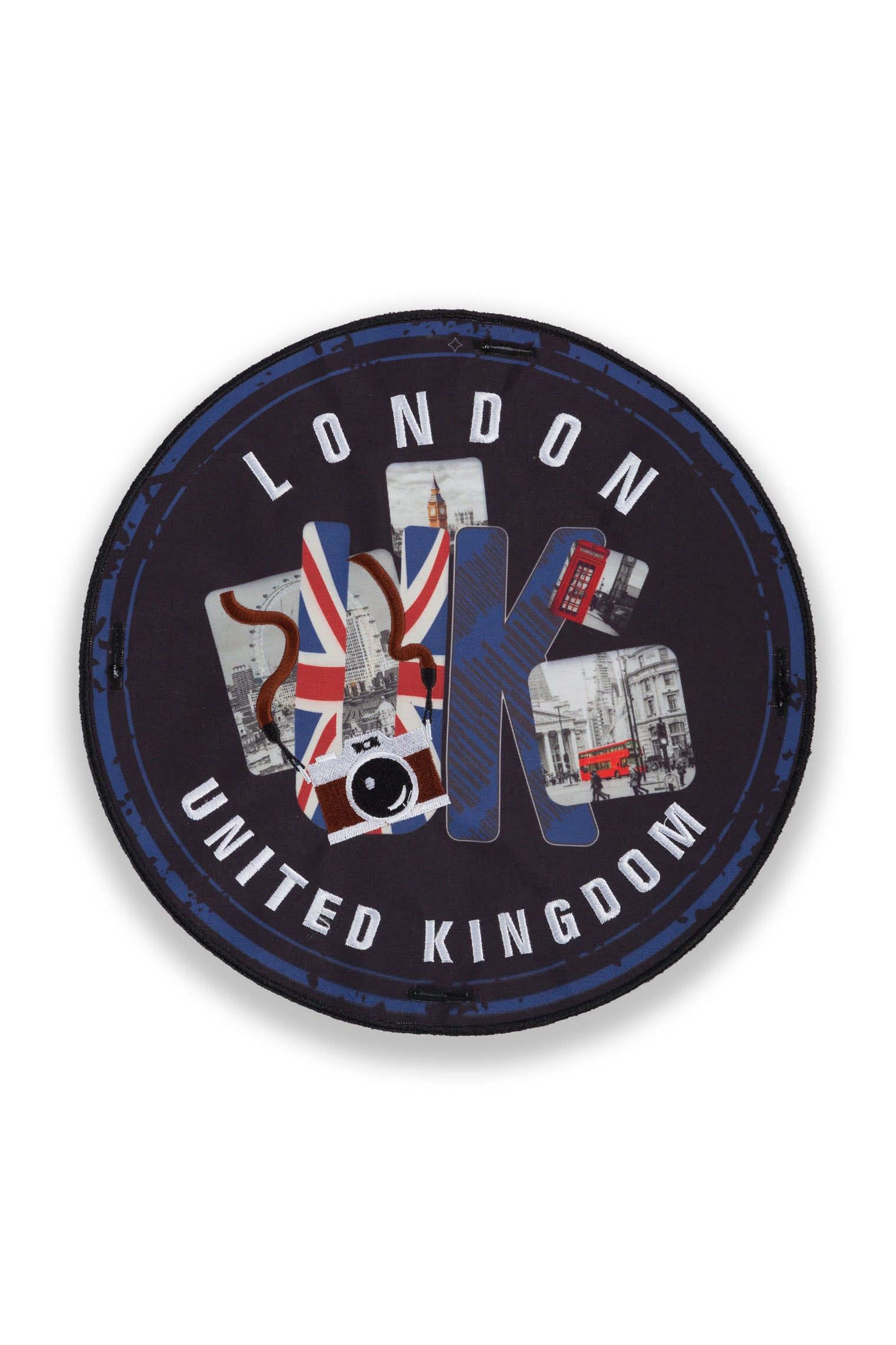 Grand badge « London Memories » pour le dos du t-shirt et du sweat à capuche