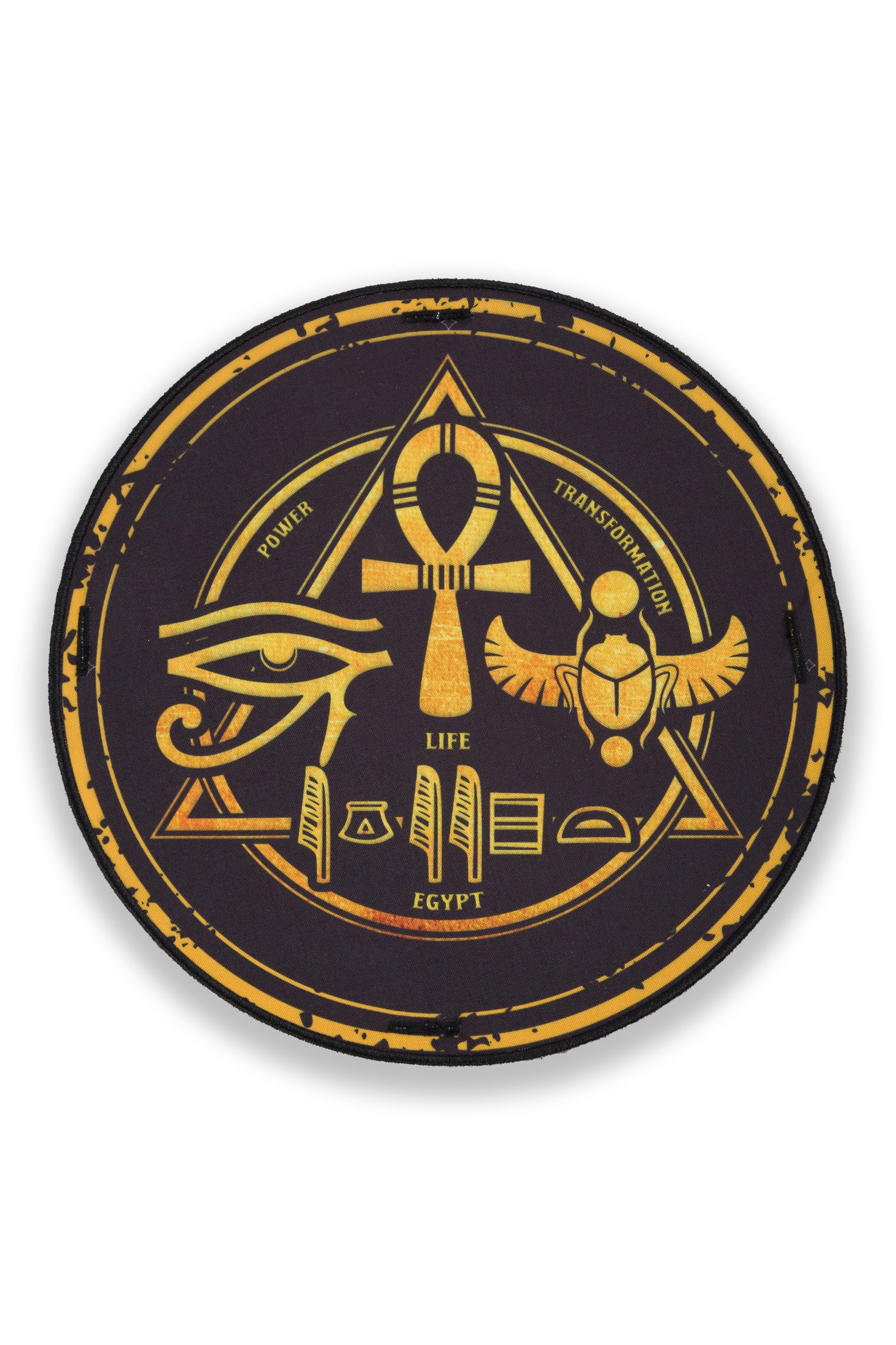 شارة كبيرة "قوة مصر" - مثالية لظهر الهودي أو التيشيرت