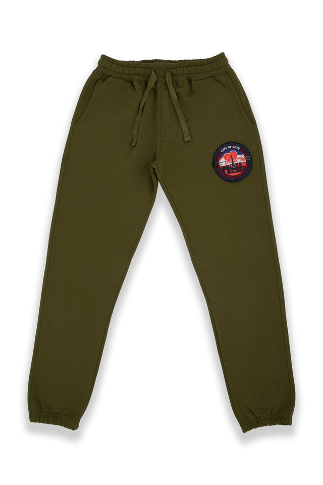 Paris City of Love Fleece Jogger