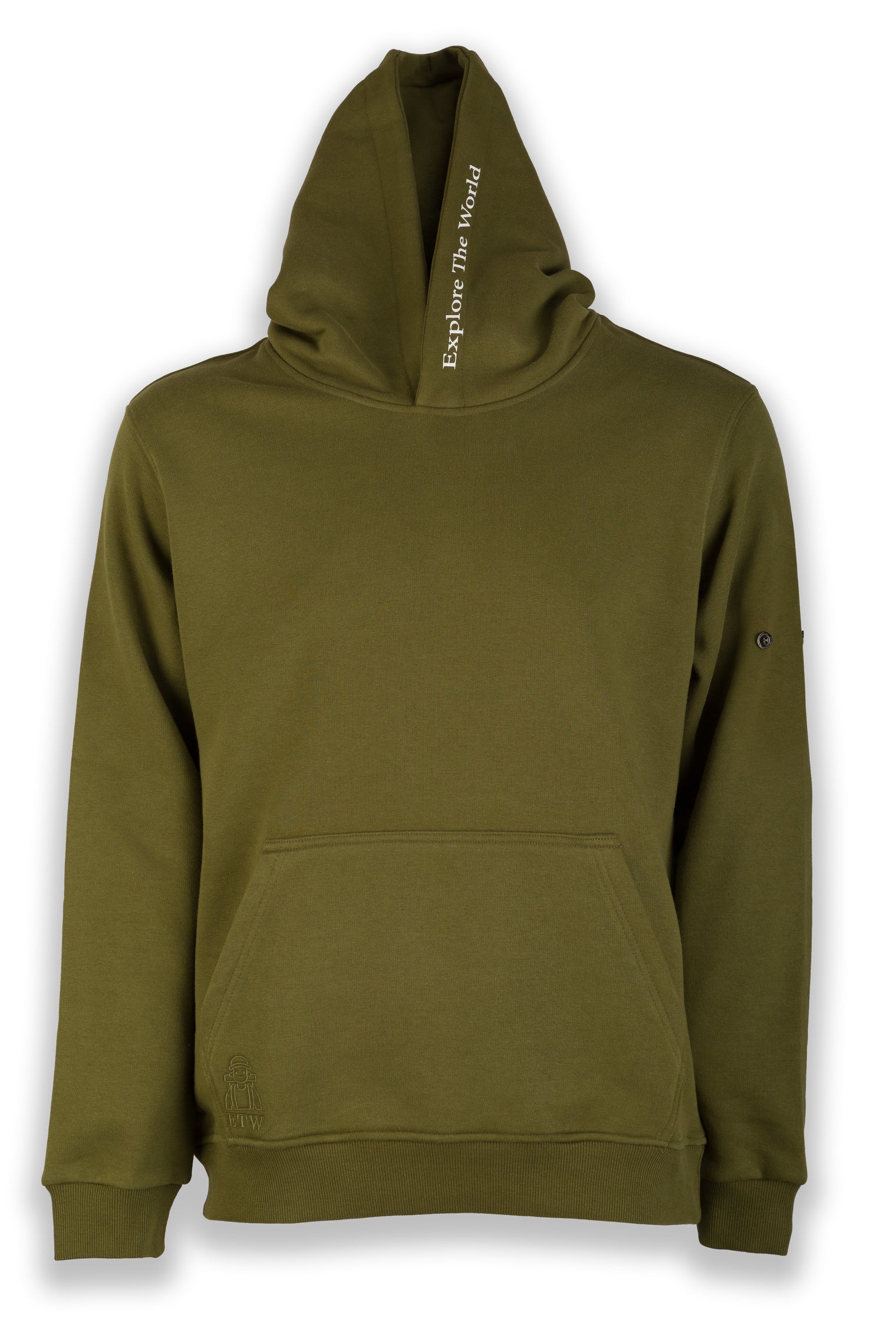 Explore China Nomad Fleece Hoodie "sleeve badge"