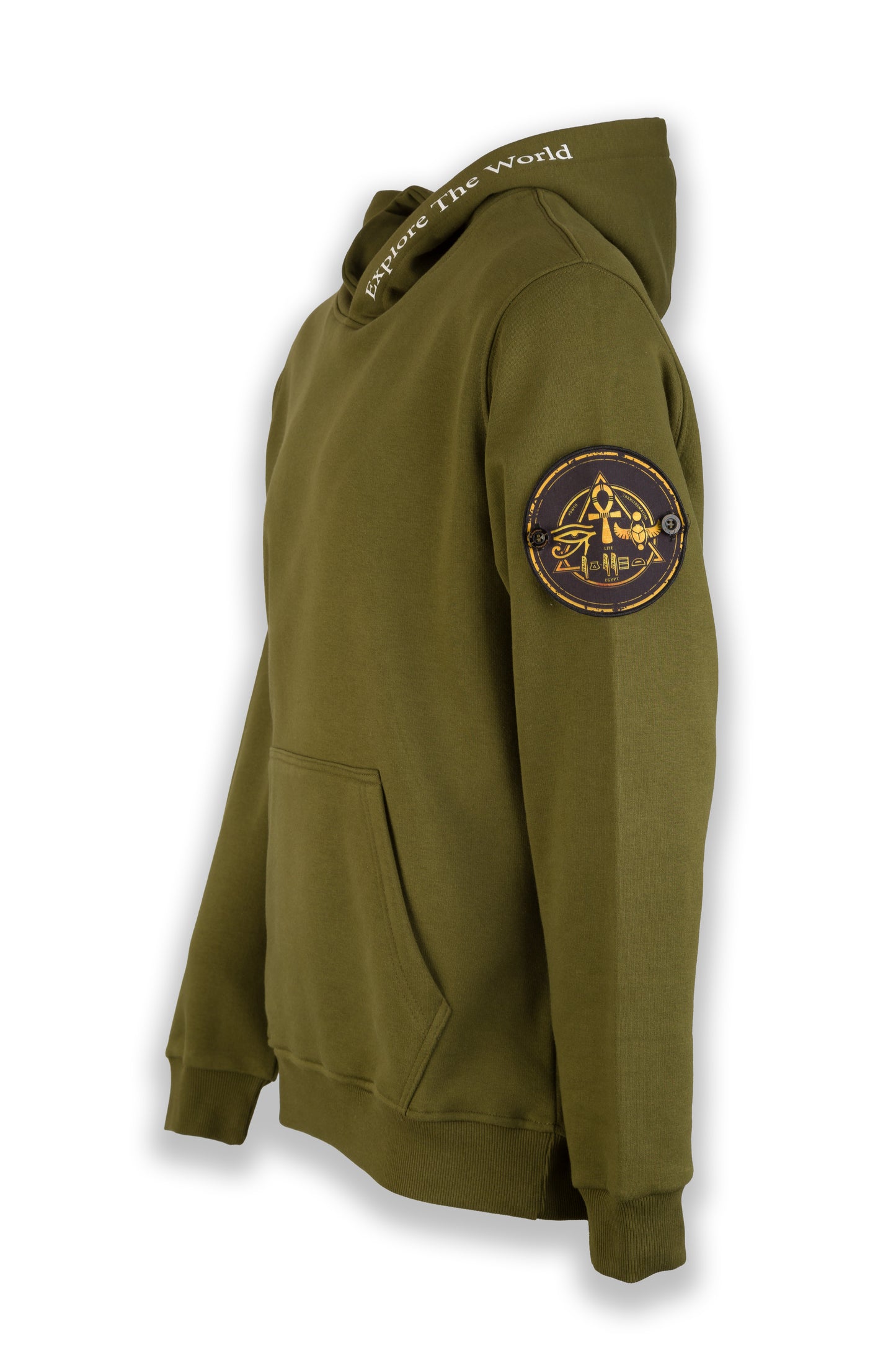 Nomad Fleece Hoodie "Designed to fit a small badge on left hand sleeve"