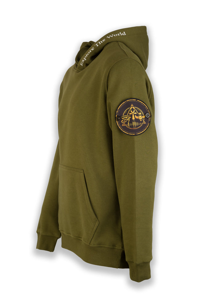 Power of Egypt Nomad Fleece Hoodie "sleeve badge"