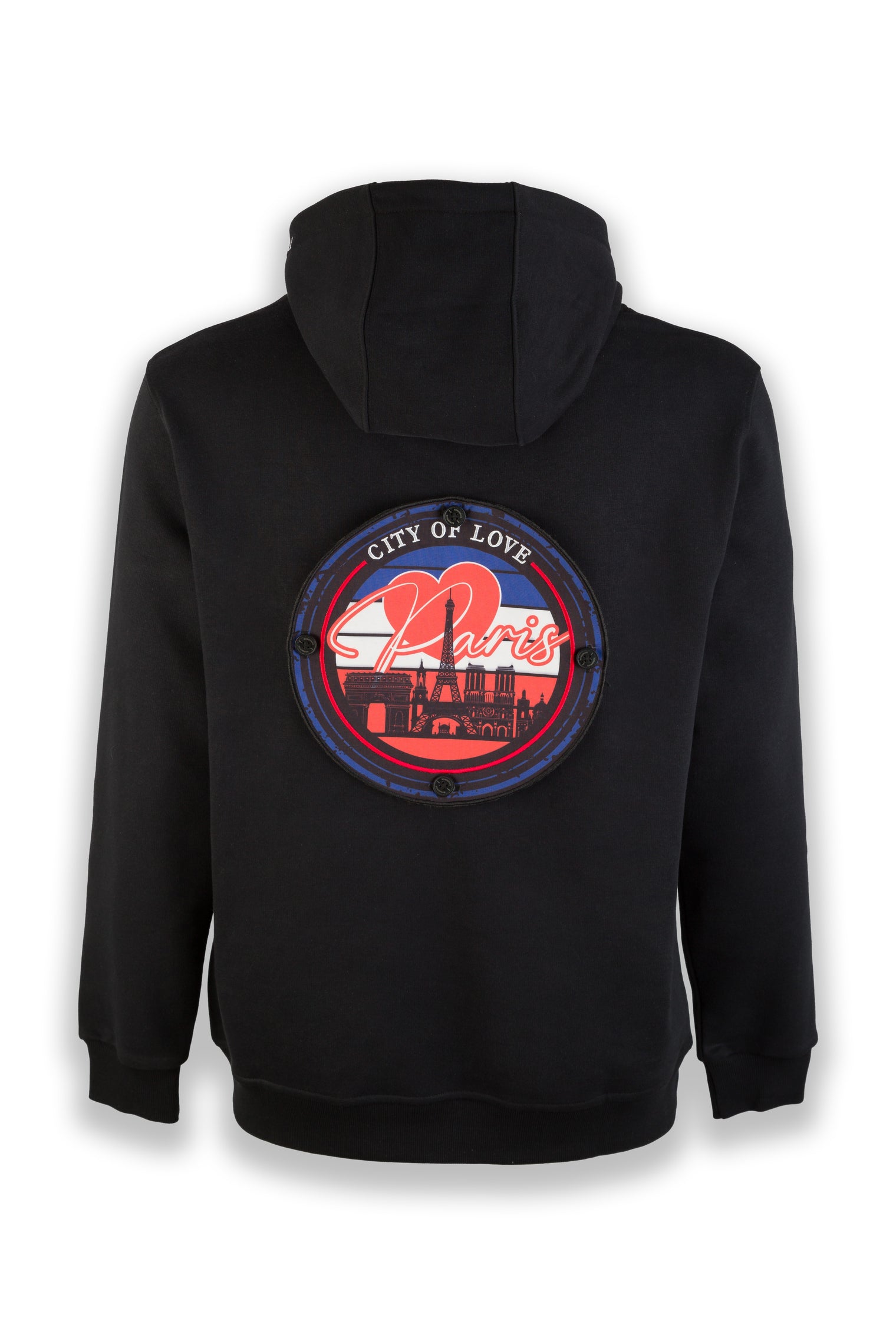Grand badge « Paris, ville de l'amour » pour le dos du t-shirt et du sweat à capuche