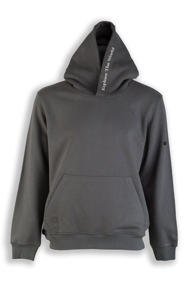 Explore New York Nomad Fleece Hoodie "sleeve badge"