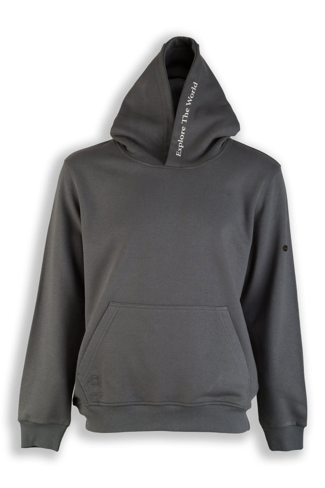 Explore New York Nomad Fleece Hoodie "sleeve badge"