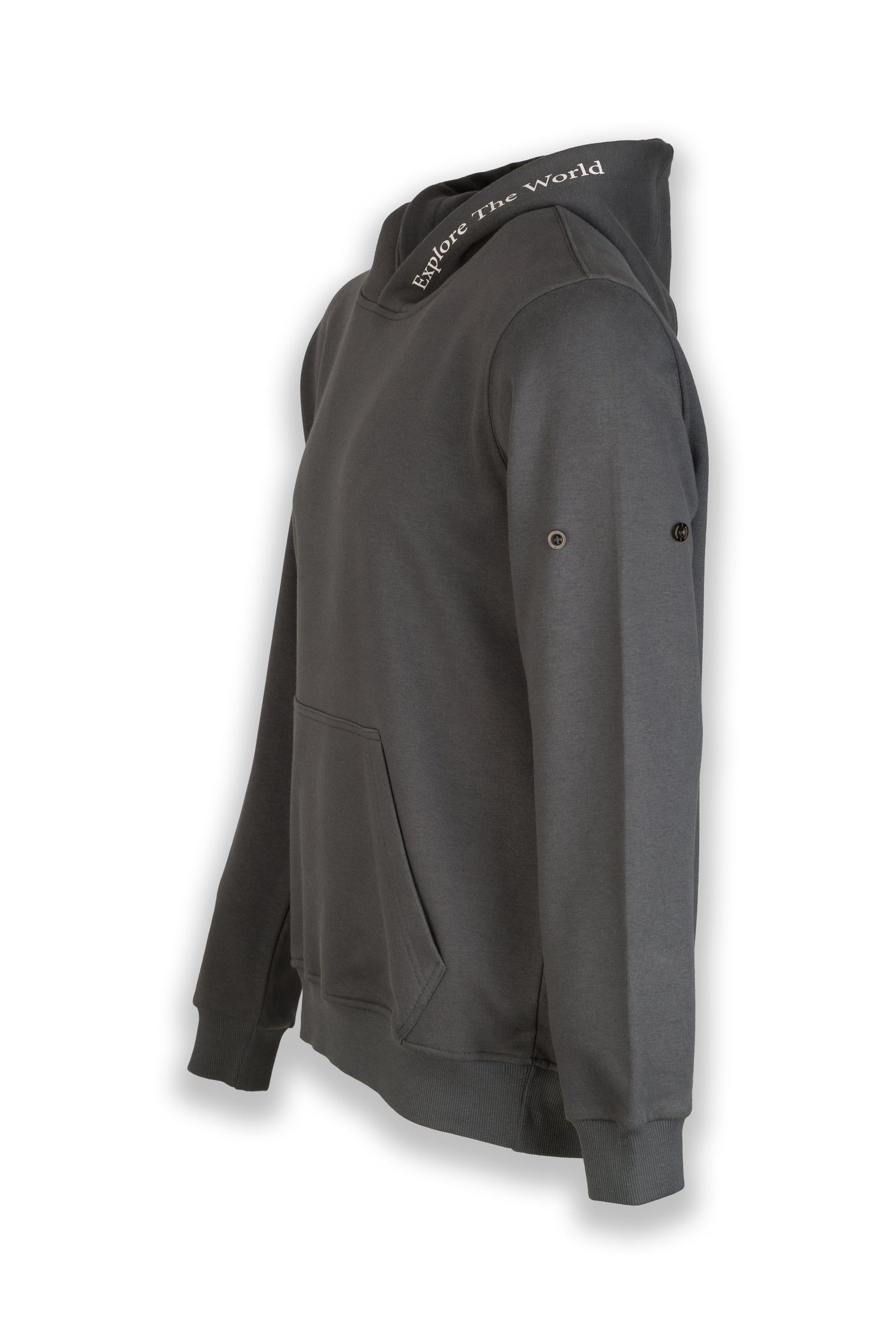 Explore China Nomad Fleece Hoodie "sleeve badge"
