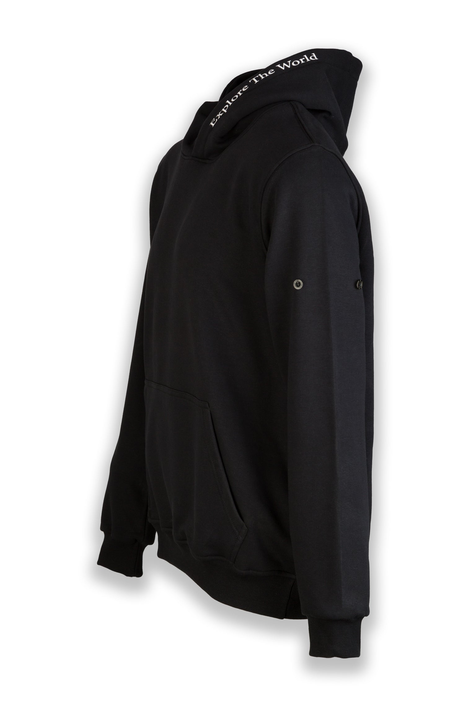 Explore China Nomad Fleece Hoodie "sleeve badge"