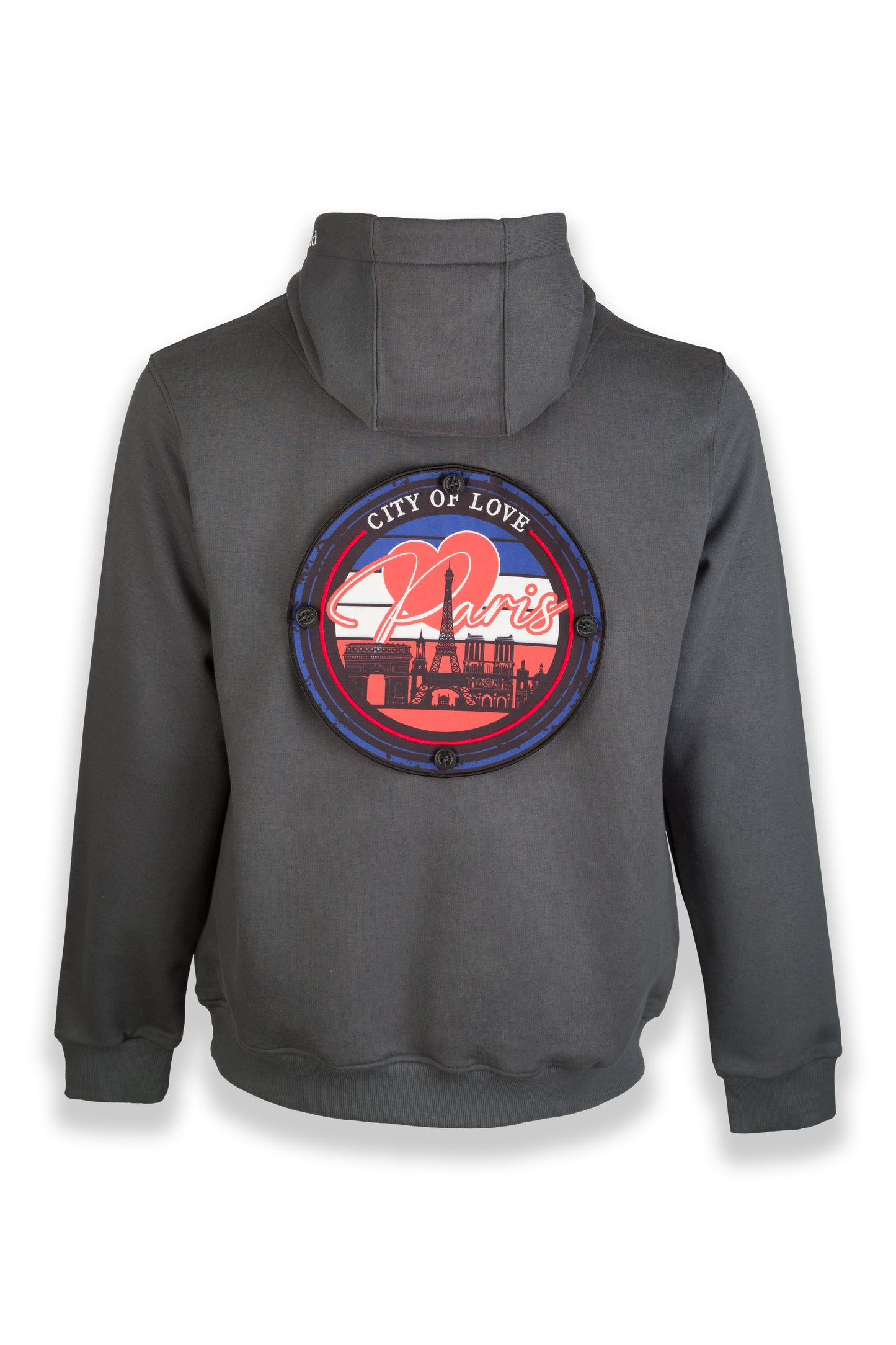 Nomad Fleece Hoodie "Designed to fit a large badge on the back"