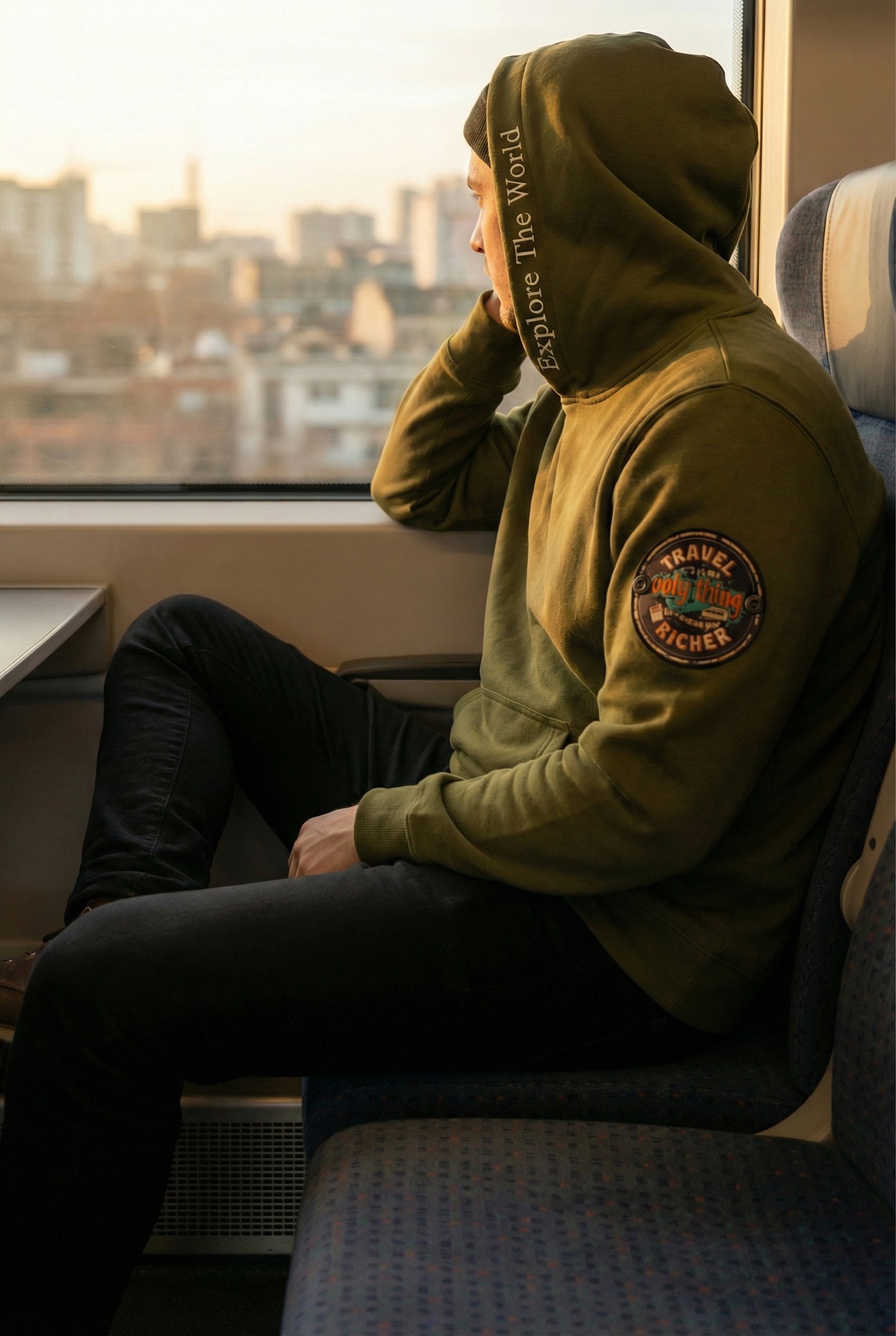 Sweat à capuche polaire Nomad « Conçu pour s'adapter à un petit badge sur la manche gauche »