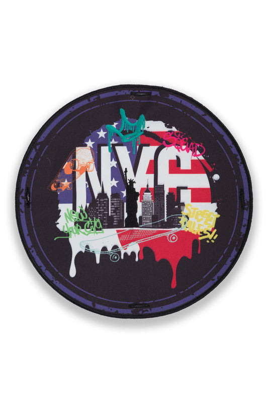 "Explore New York" Large Badge for the back of T-Shirt and Hoodie