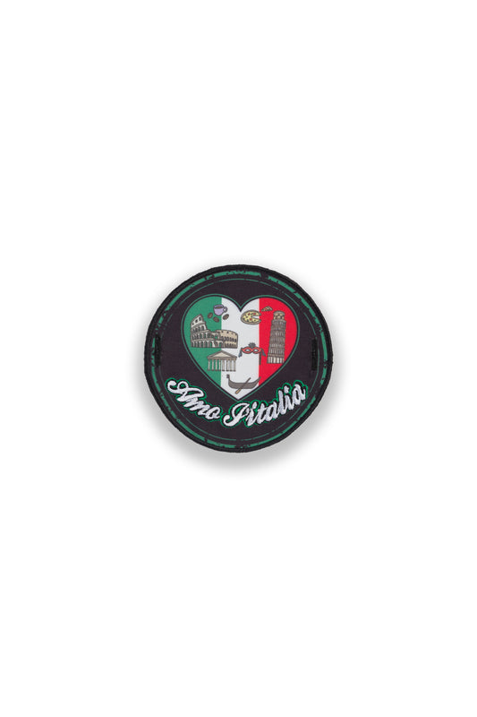 "Love Italy" Small Badge for Jogger, Short and Hoddie sleeve