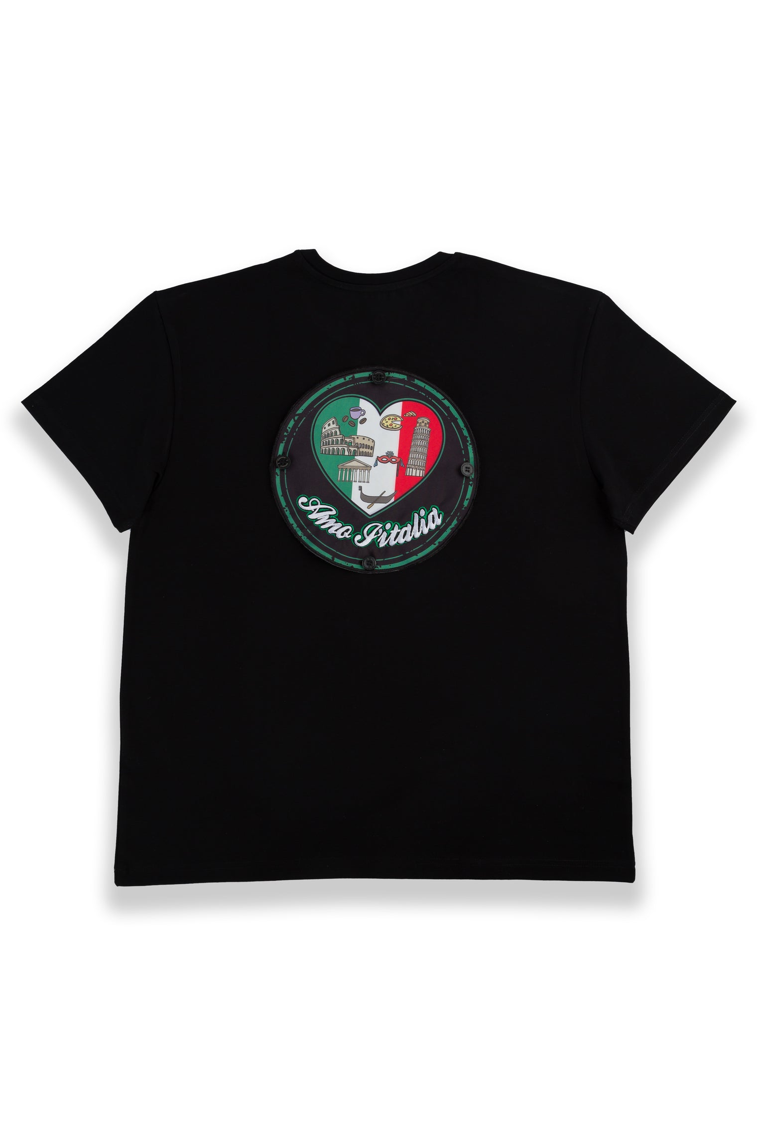 "Love Italy" Large Badge for the back of T-Shirt and Hoodie
