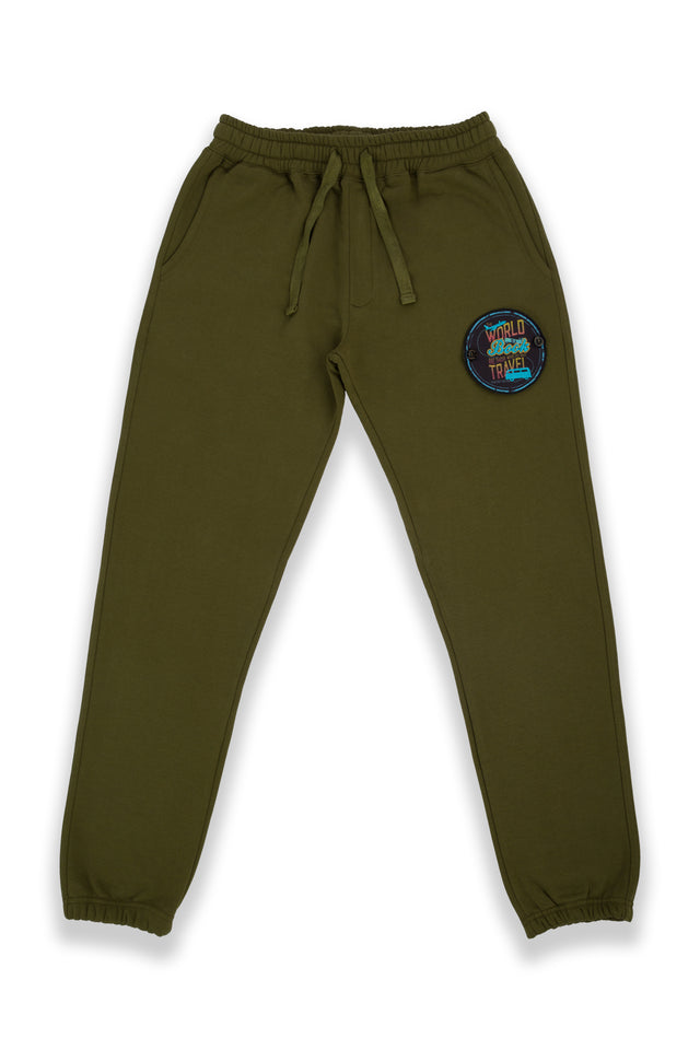 World is a book Fleece Jogger