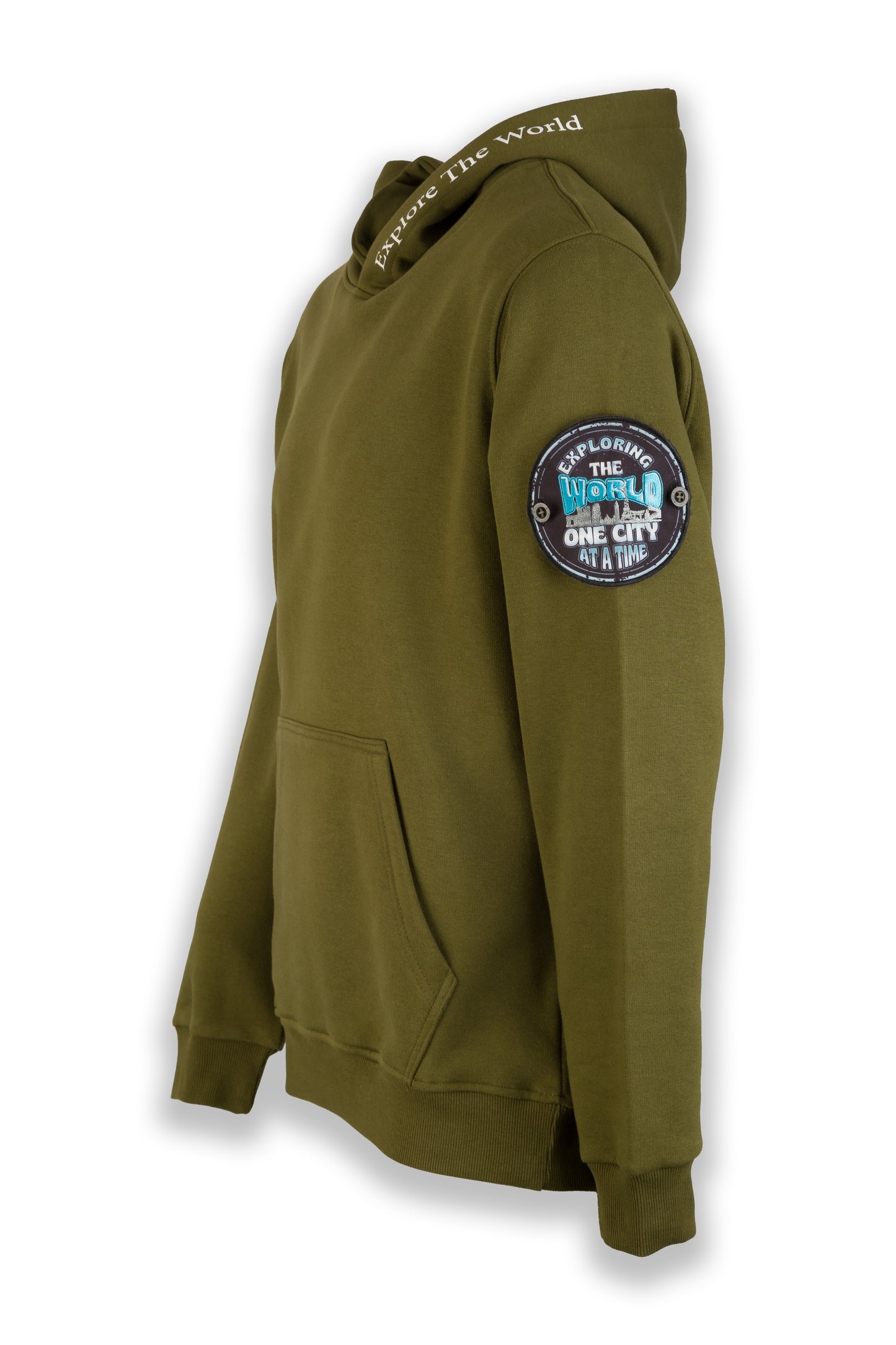 Nomad Fleece Hoodie "Designed to fit a small badge on left hand sleeve"