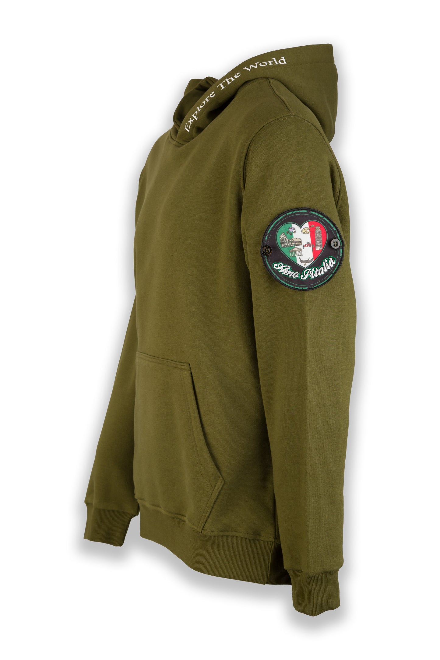 Nomad Fleece Hoodie "Designed to fit a small badge on left hand sleeve"