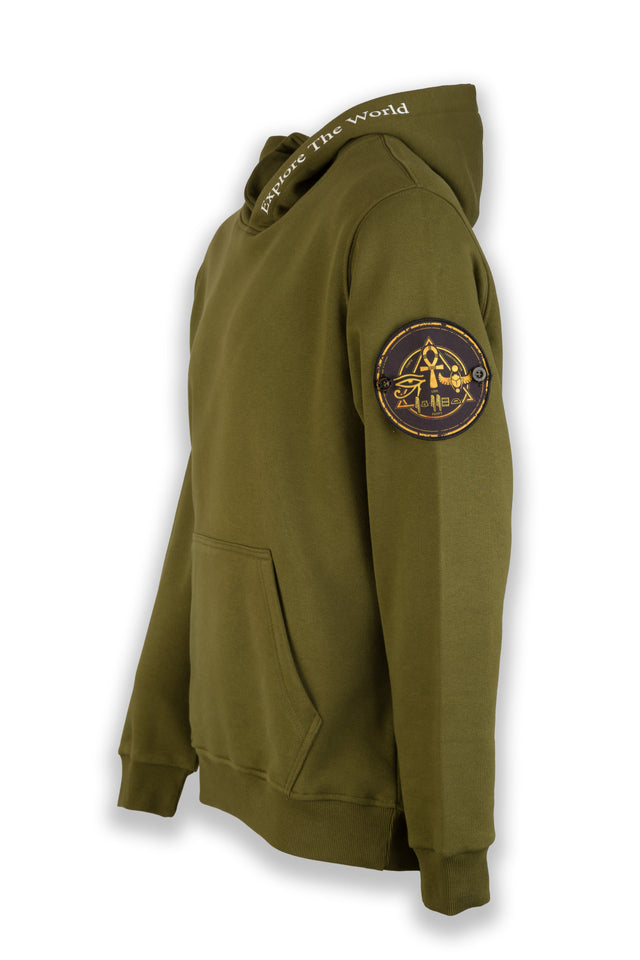 Power of Egypt Nomad Fleece Hoodie "sleeve badge"
