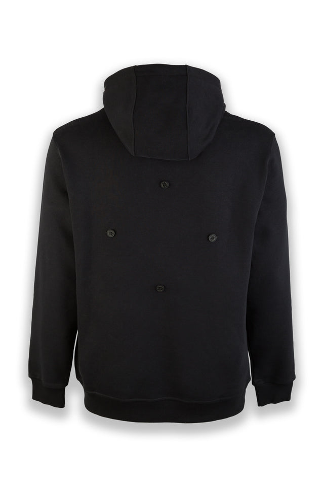 Nomad Fleece Hoodie "Designed to fit a large badge on the back"