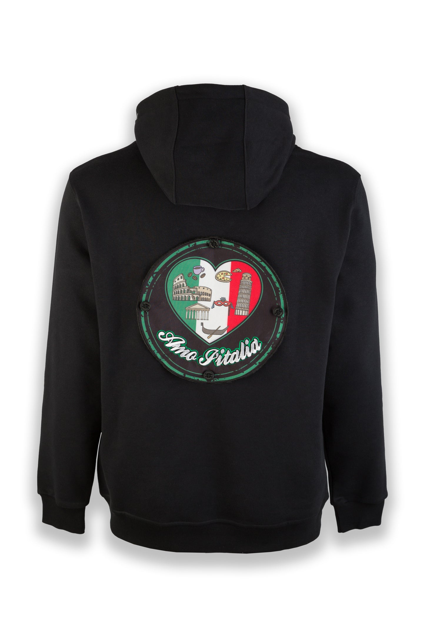 Nomad Fleece Hoodie "Designed to fit a large badge on the back"