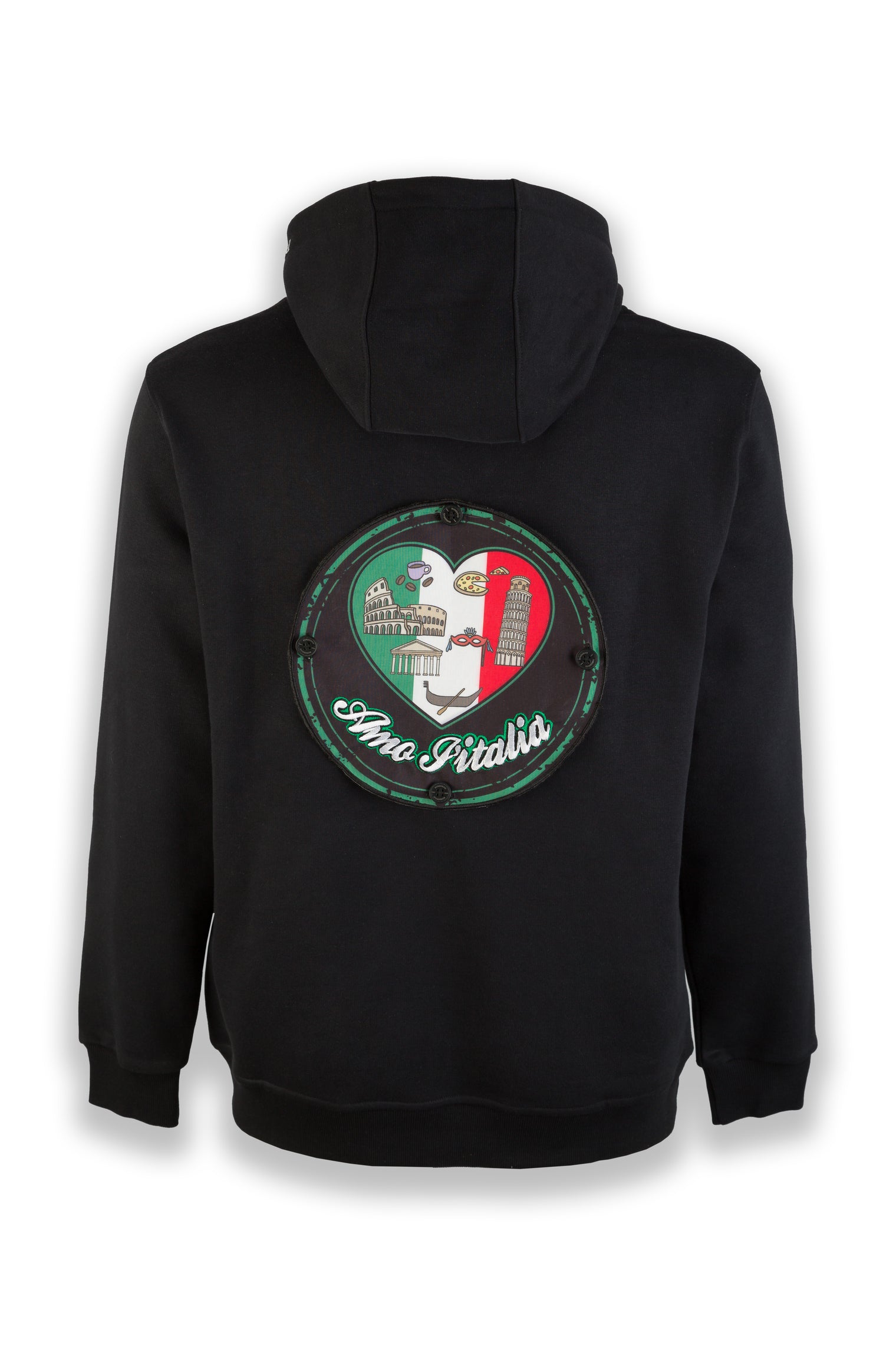 Nomad Fleece Hoodie "Designed to fit a large badge on the back"