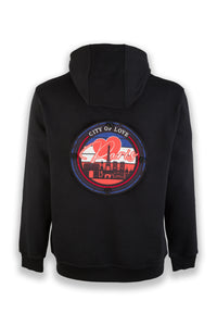 Nomad Fleece Hoodie "Designed to fit a large badge on the back"