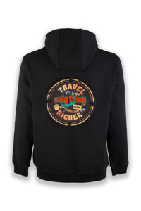 Nomad Fleece Hoodie "Designed to fit a large badge on the back"