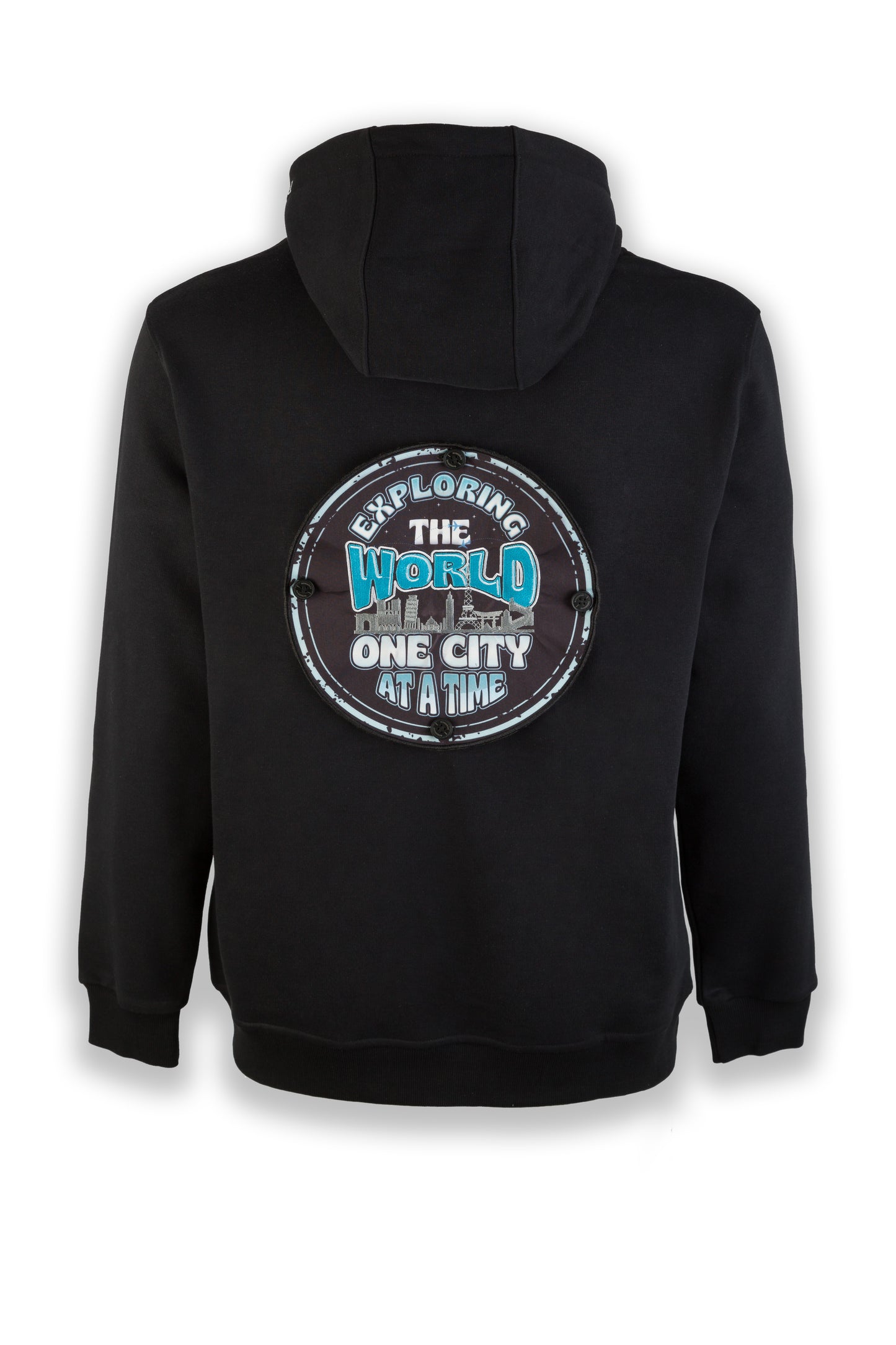 Nomad Fleece Hoodie "Designed to fit a large badge on the back"