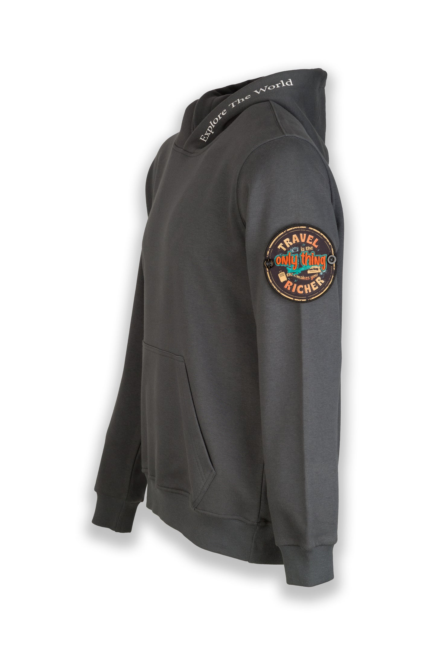 Nomad Fleece Hoodie "Designed to fit a small badge on left hand sleeve"