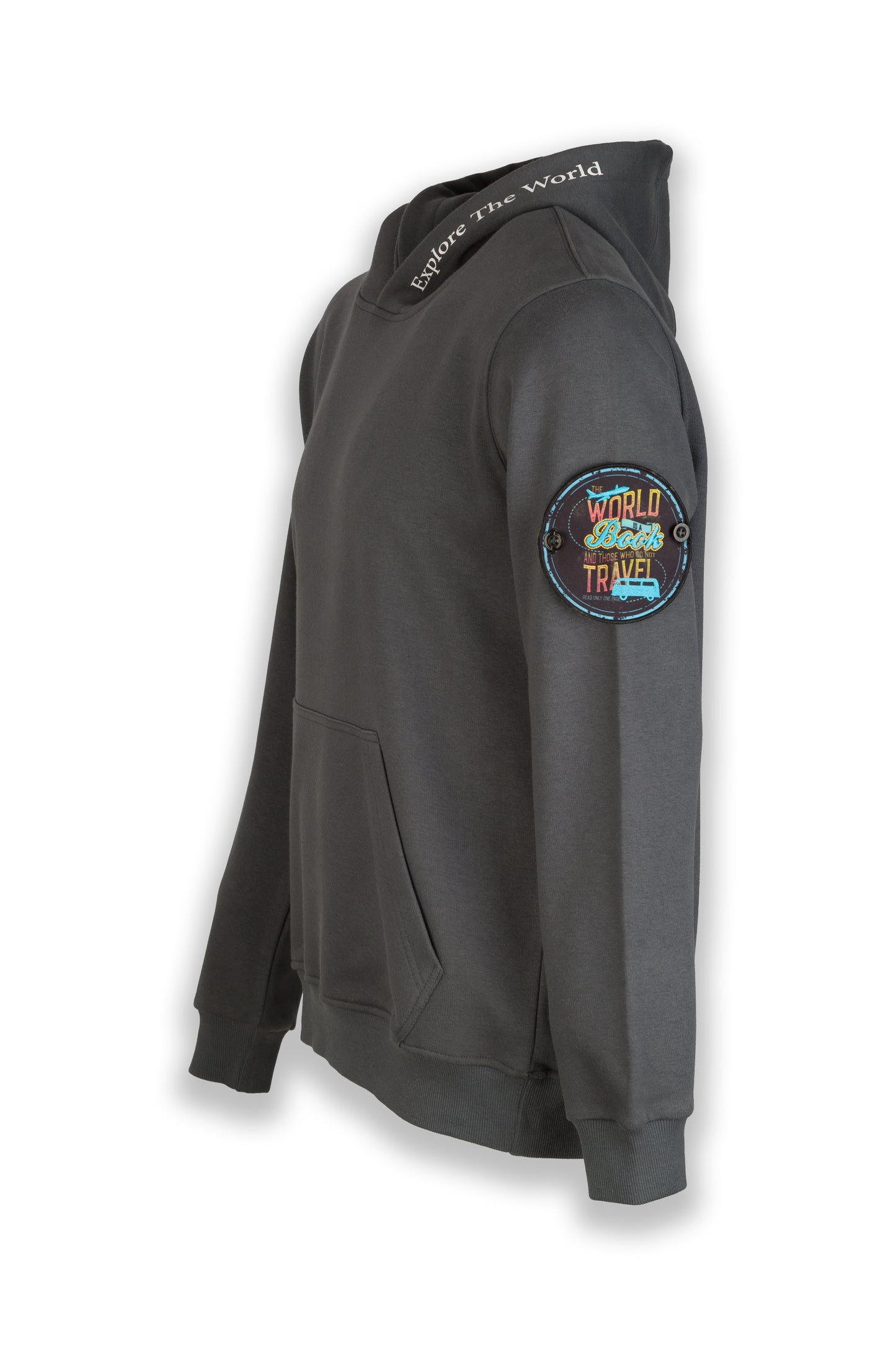 Nomad Fleece Hoodie "Designed to fit a small badge on left hand sleeve"