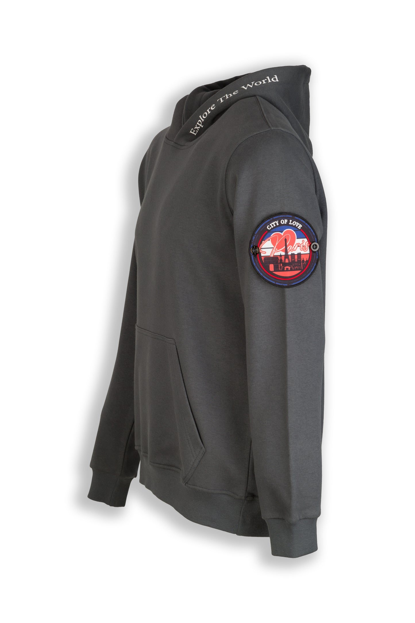 Nomad Fleece Hoodie "Designed to fit a small badge on left hand sleeve"
