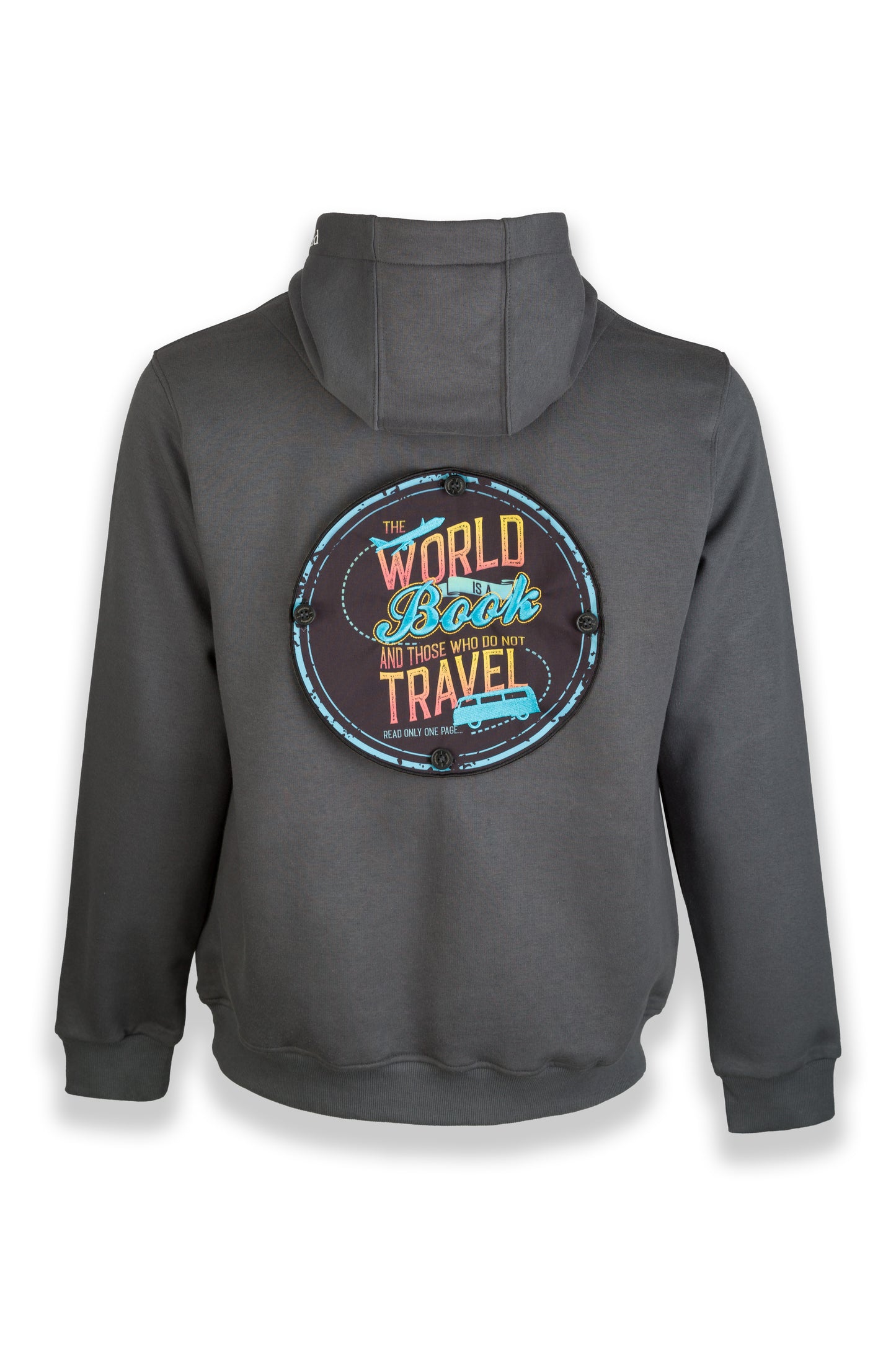Nomad Fleece Hoodie "Designed to fit a large badge on the back"