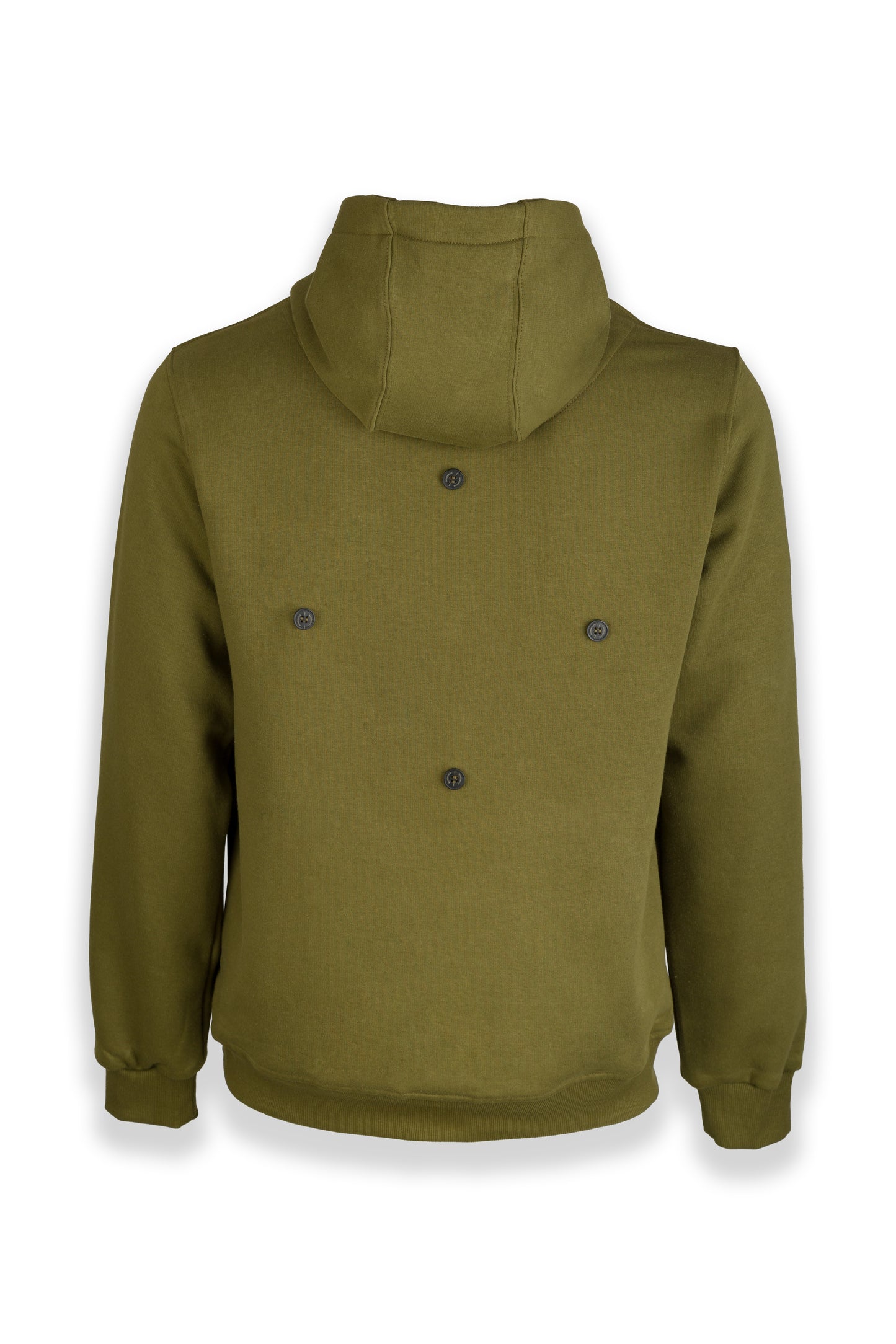 Nomad Fleece Hoodie "Designed to fit a large badge on the back"