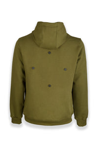 Nomad Fleece Hoodie "Designed to fit a large badge on the back"