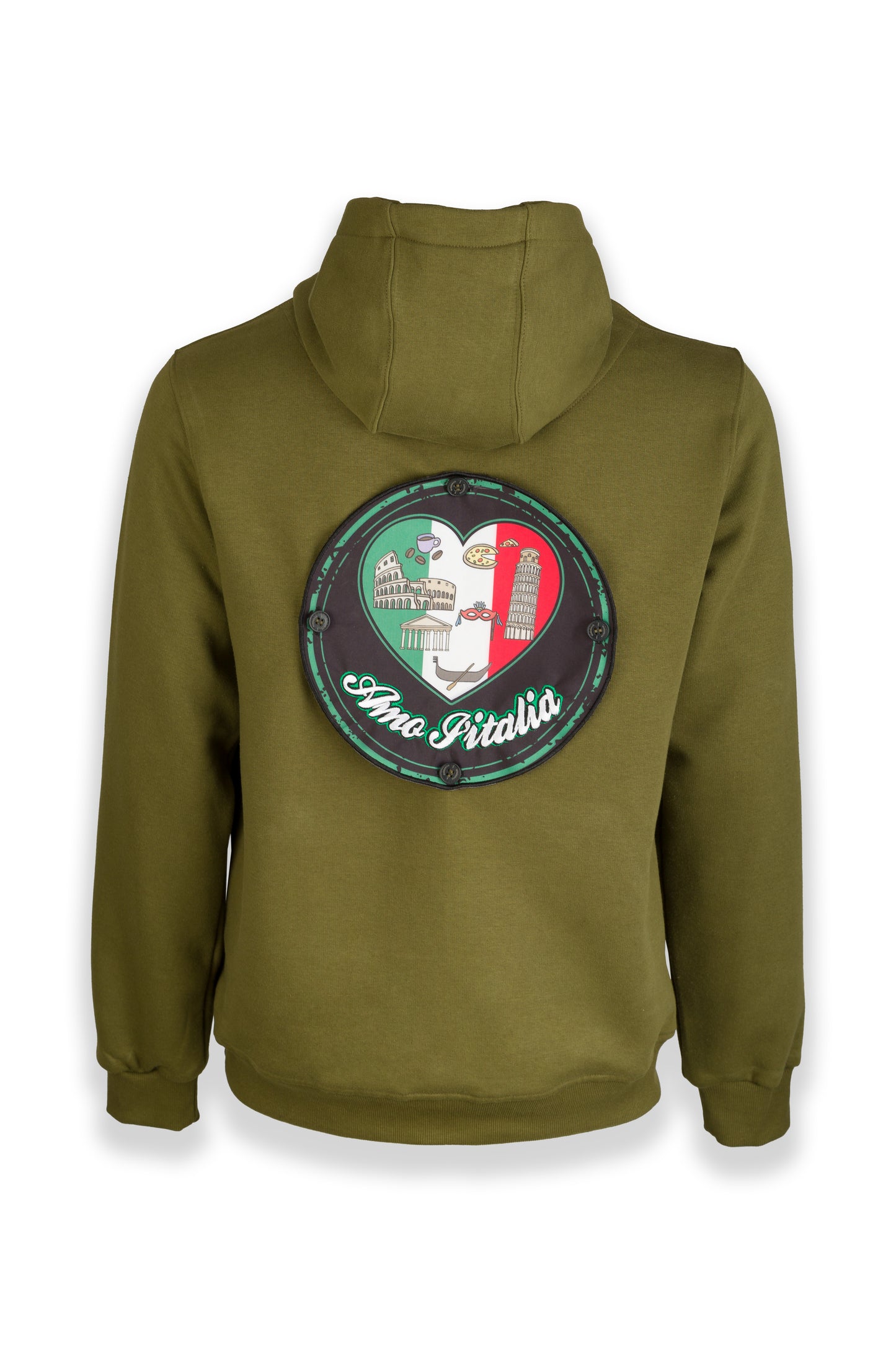 Nomad Fleece Hoodie "Designed to fit a large badge on the back"