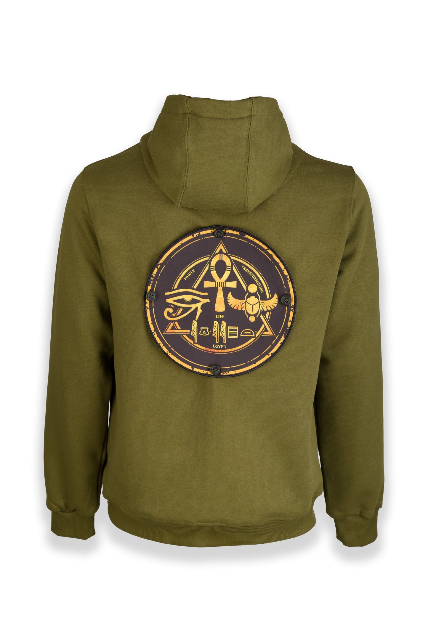 Nomad Fleece Hoodie "Designed to fit a large badge on the back"