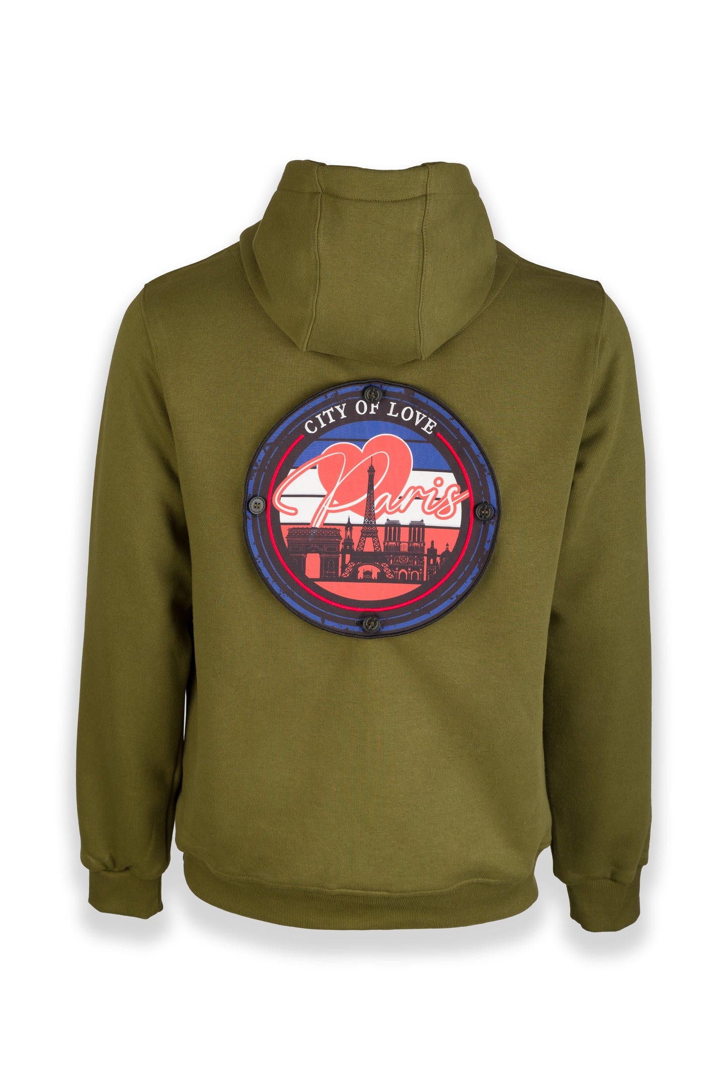 Nomad Fleece Hoodie "Designed to fit a large badge on the back"