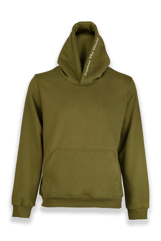 Nomad Fleece Hoodie "Designed to fit a large badge on the back"
