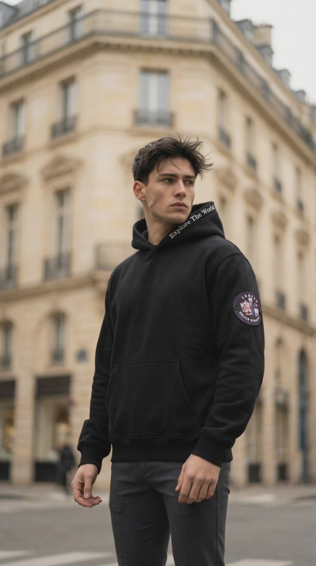 Sweat à capuche polaire Nomad « Conçu pour s'adapter à un petit badge sur la manche gauche »